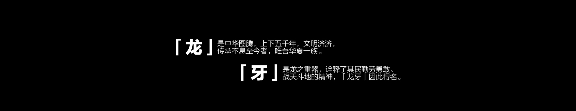 龙牙品牌介绍1