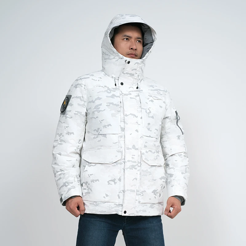 四代龙牙守护者重型战术防寒羽绒服迷彩加强版